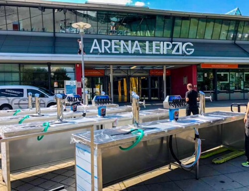 Umbau der Schanktechnik Arena Leipzig